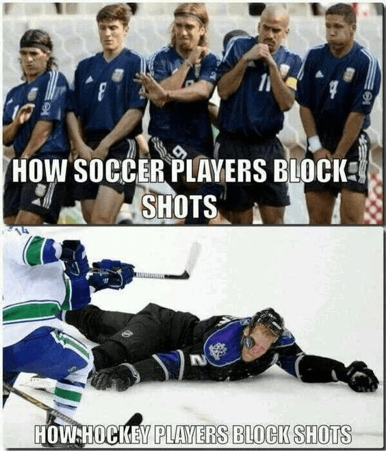 Funny picture of a shot block